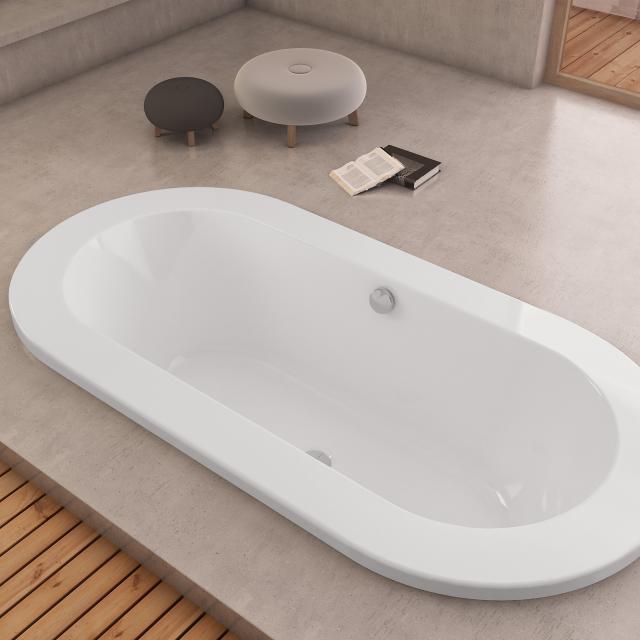 Hoesch PHILIPPE STARCK Edition 1 oval bath, built-in white