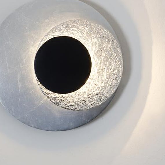 Applique Murale Lindby Ziva 2 Lampes - Salle De Bain IP44 - Argent Métal - Culot E14 - Variateur