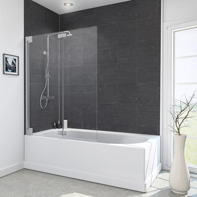 Reuter Kollektion Style 1 bi-fold bath screen