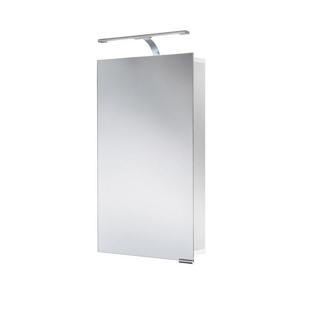 HSK ASP 300 LED aluminium mirror cabinet hinged left