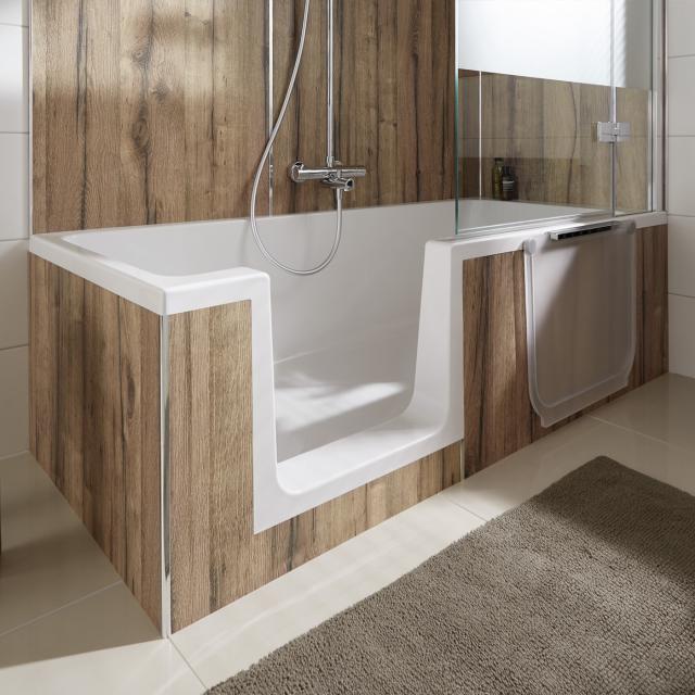 HSK Dobla rectangular bath, built-in