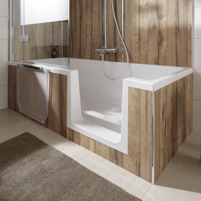 HSK Dobla rectangular bath, built-in
