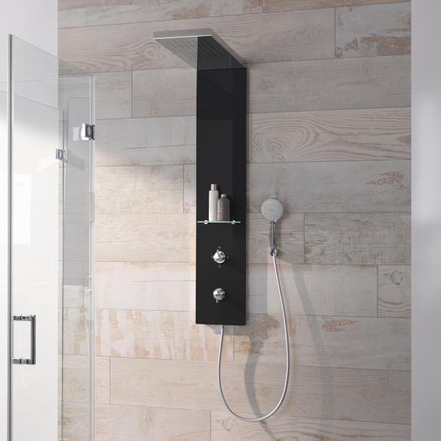 HSK Lavida Wall 2.0 shower panel black