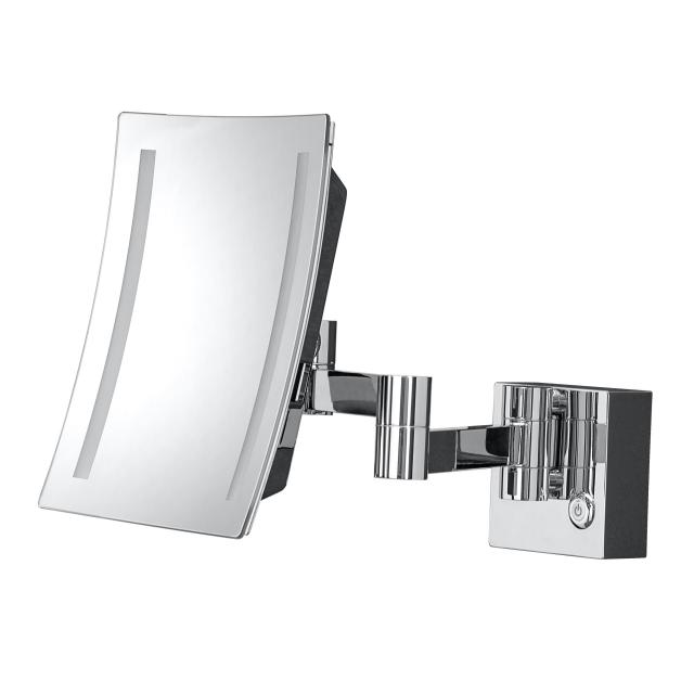 HSK LED Wand-Kosmetikspiegel mit Sensor-Schalter, Direktanschluss, 5-fache Vergrößerung