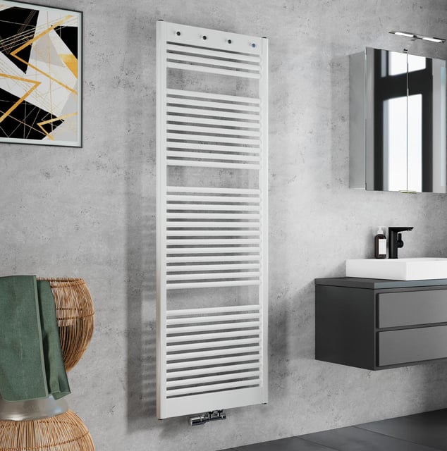 Radiateur de salle de bain HSK Line Aero largeur : 60cm, hauteur : 120 cm