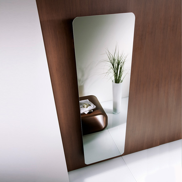HSK Softcube designer radiator for all hot water operation white/mirrored