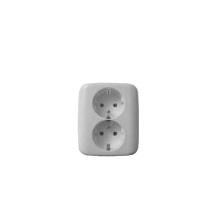 Conti+ concealed double socket