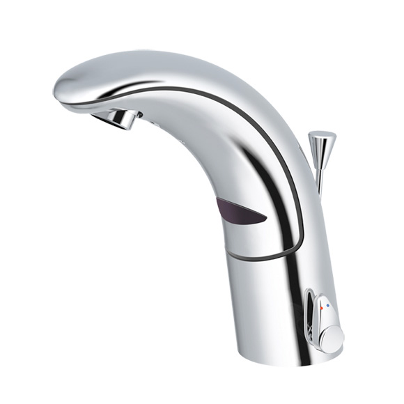 Conti+ IQ A10 Click-plus basin fitting with IR sensor, with temperature control battery-powered, with waste set