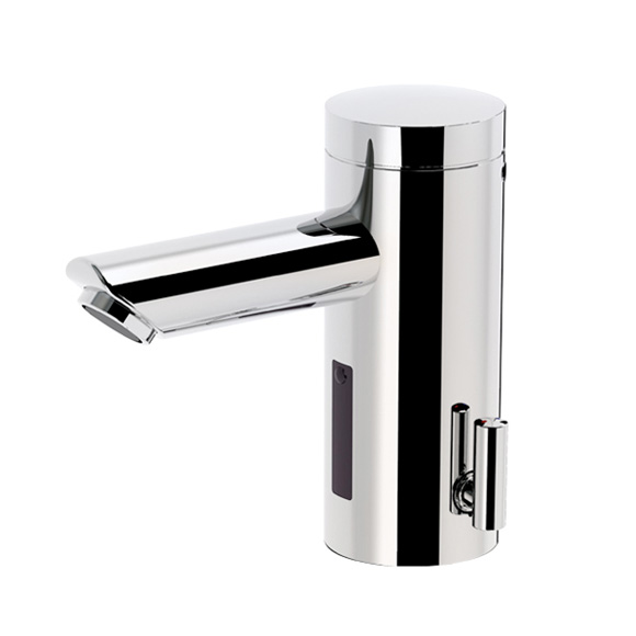 Conti+ lino L10 Click basin fitting with IR sensor, with temperature control battery-powered, without waste set