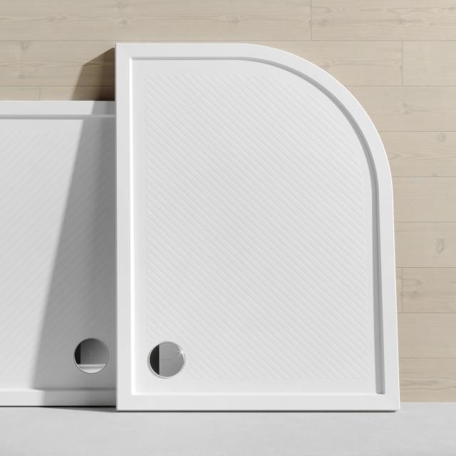 HÜPPE Purano quadrant shower tray with anti-slip white