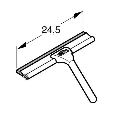 TOPSI CLEAN Raclette lave-douche « Essentia », 6 5/8 po TCEHR07