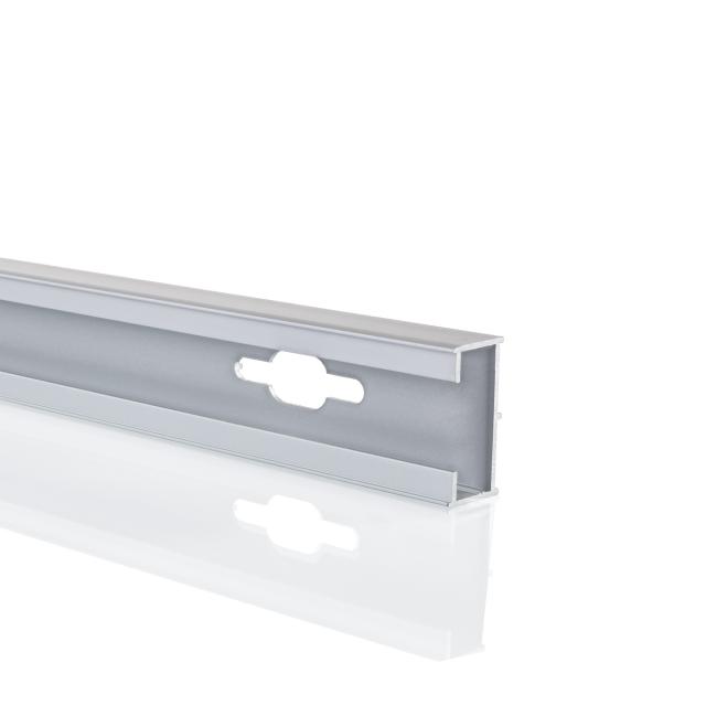 HÜPPE widening profile by 1.5 cm for Design elegance recess doors H: 190 cm matt silver