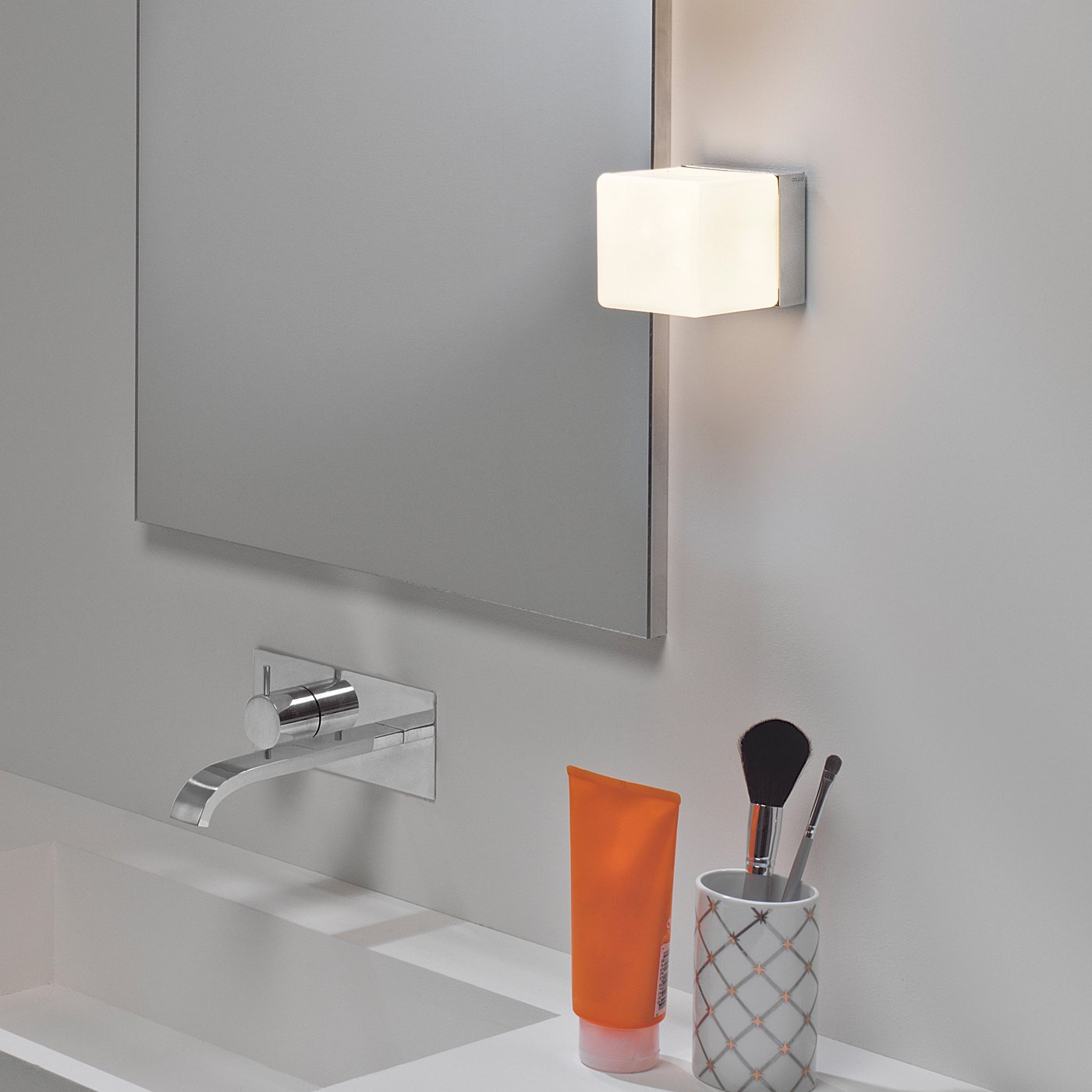 astro Cube Applique murale, G9 intensité lumineuse variable, blanc ...