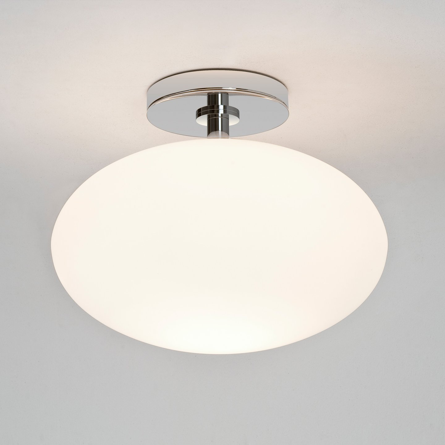 Astro 1049003 Arezzo Clear and Frosted Glass Ceiling Drum Light, ideas4lighting