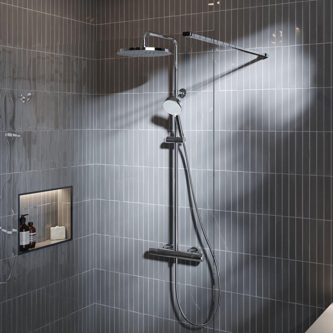 Standard Douche Ideal Standard Ceratherm T25 N Colonne de douche en applique avec ...