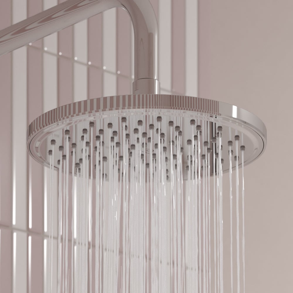 Standard Douche Ideal Standard Basento Douche de tête, 1 jet Ø 200 mm chrome - BE726AA ...