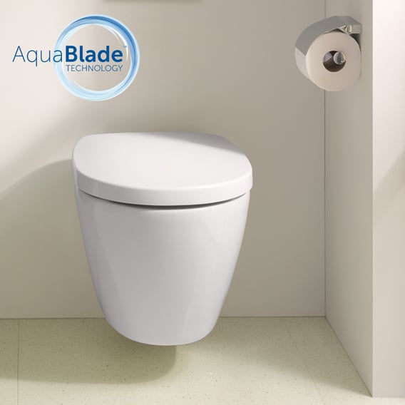 Pequeño Dibuja una imagen pantalla Ideal Standard Connect wall-mounted washdown toilet, AquaBlade white -  E047901 | REUTER