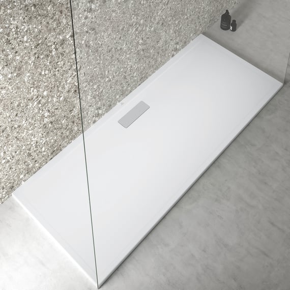 Ideal Standard Ultra Flat New Ablaufgarnitur – Chrom, 19x5 Cm, Für Duschwanne & Nasszelle