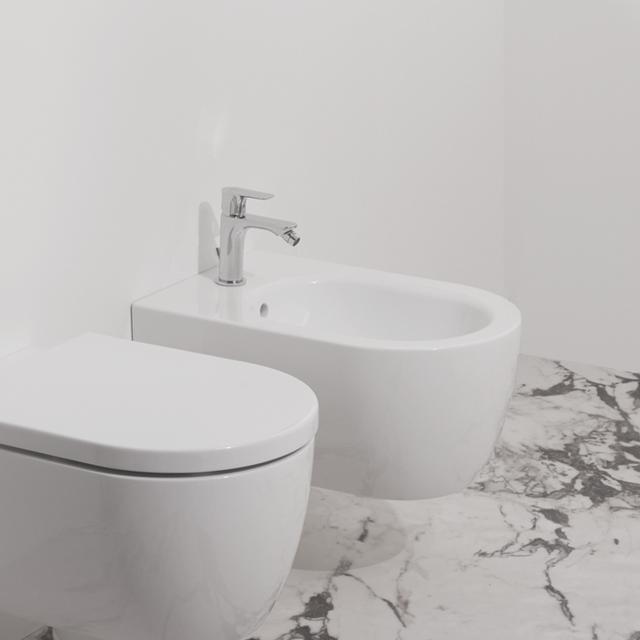 Ideal Standard Blend round wall-mounted bidet white, with Ideal Plus