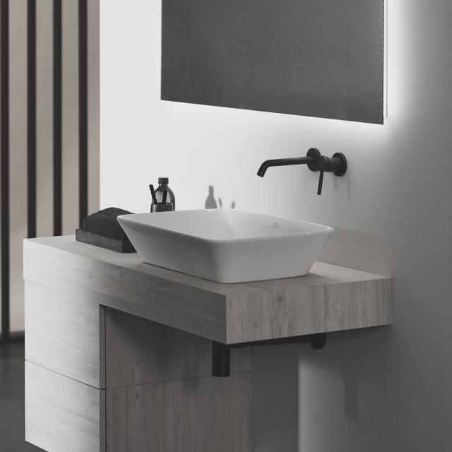 Ideal Standard Ceraline wall-mounted basin fitting silk black
