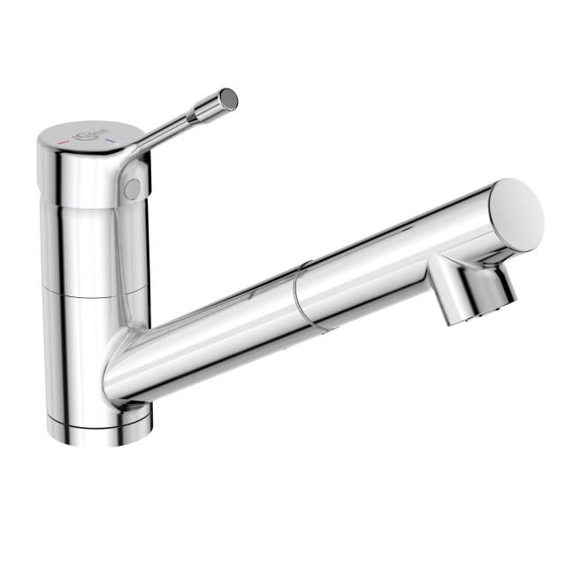 Ideal Standard CERALOOK single lever kitchen fitting with swivel & pull-out spout