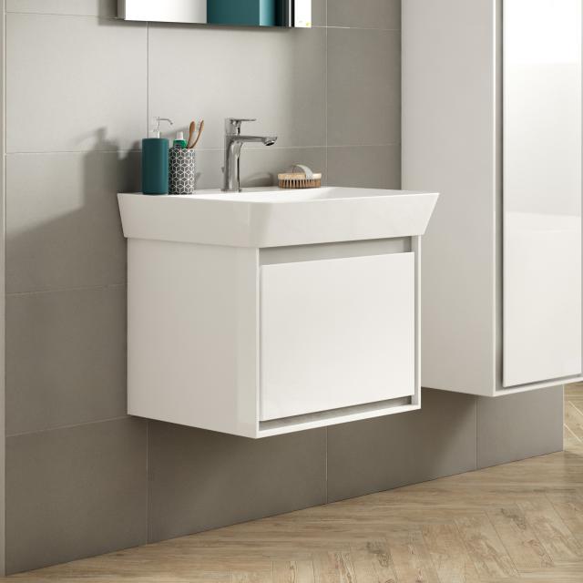 Ideal Standard Connect Air washbasin with vanity unit with 1 pull-out compartment white