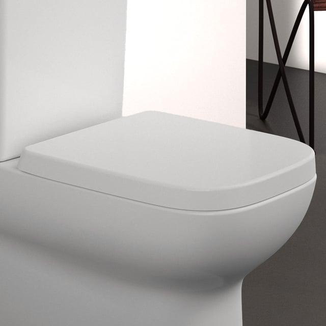 Abattant de WC à fermeture standard Bemis Atlantic Spa thermoplastique  blanc, WC