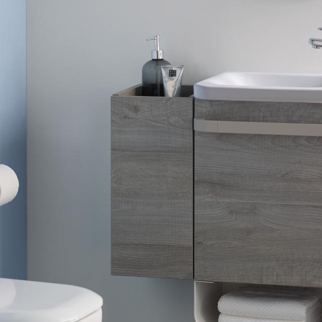 Ideal Standard Tonic II side unit for hand washbasin grey oak decor