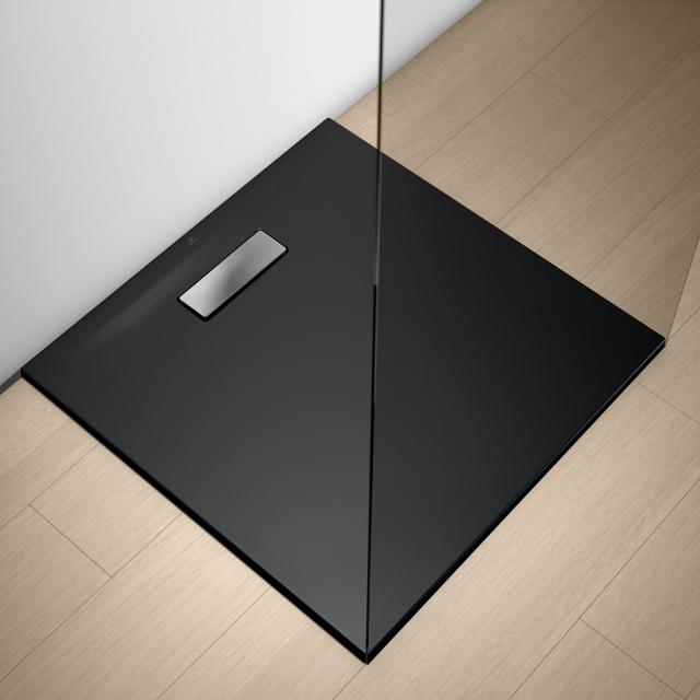Ideal Standard Ultra Flat New rectangular shower tray complete Set matt black
