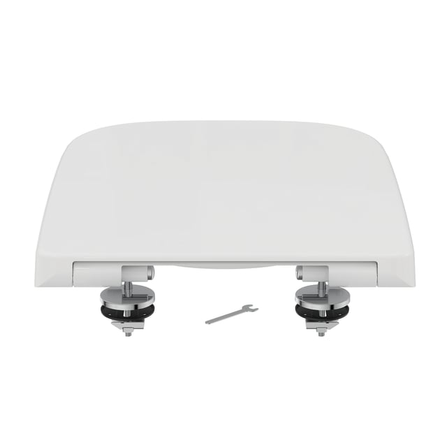 Abattant WC Ideal Standard I.Life B - Frein De Chute Silencieux - Blanc - Déclipsable - Garantie 2 Ans