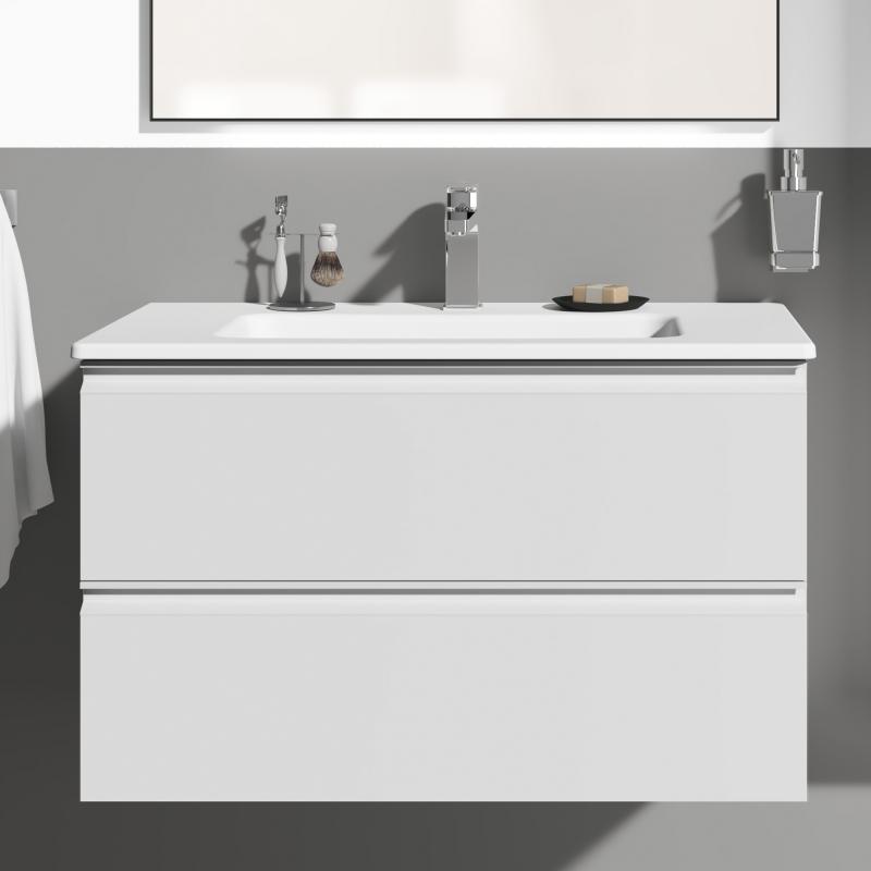 Ideal Standard Connect E Lavabo avec meuble sous-lavabo, 2 tiroirs, K8699WG