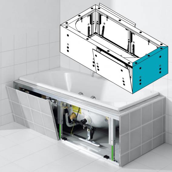 Kaldewei Multiverso panelling system for rectangular whirl bath, side piece 700 mm