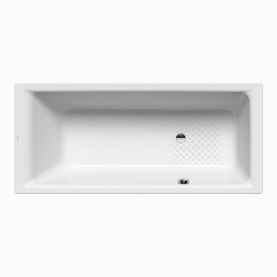 Bette Set vasca da bagno con zona doccia con BetteGlasur Plus, bianco