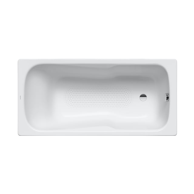 Set Cuscino Bagno Con Supporto Lombare – 142x48 Cm, Rete 5D E Ventose Per Vasca, Bianco