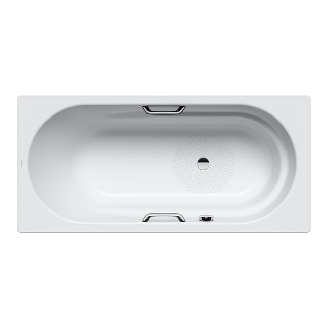 BERNSTEIN - Vasca da bagno freestanding LENA CORNER in acrilico bianco