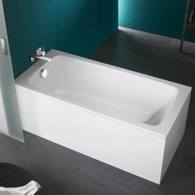 Kaldewei Cayono & Cayono Star rectangular bath, built-in white, with easy-clean finish