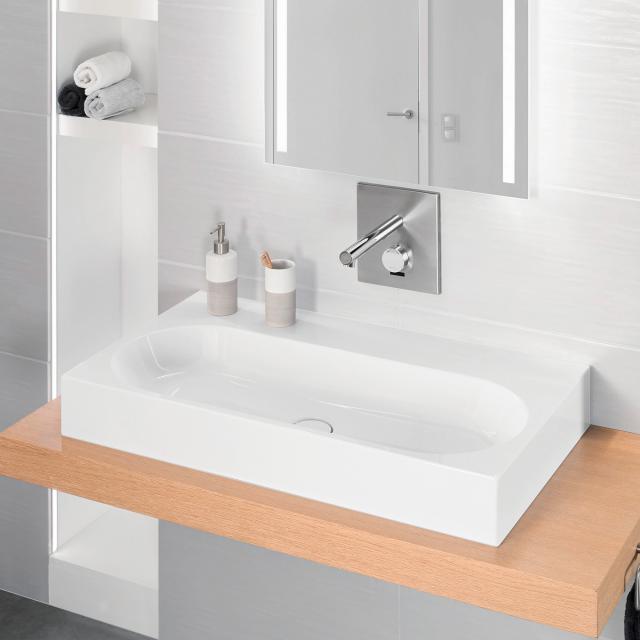 Kaldewei Centro countertop washbasin white, without tap hole