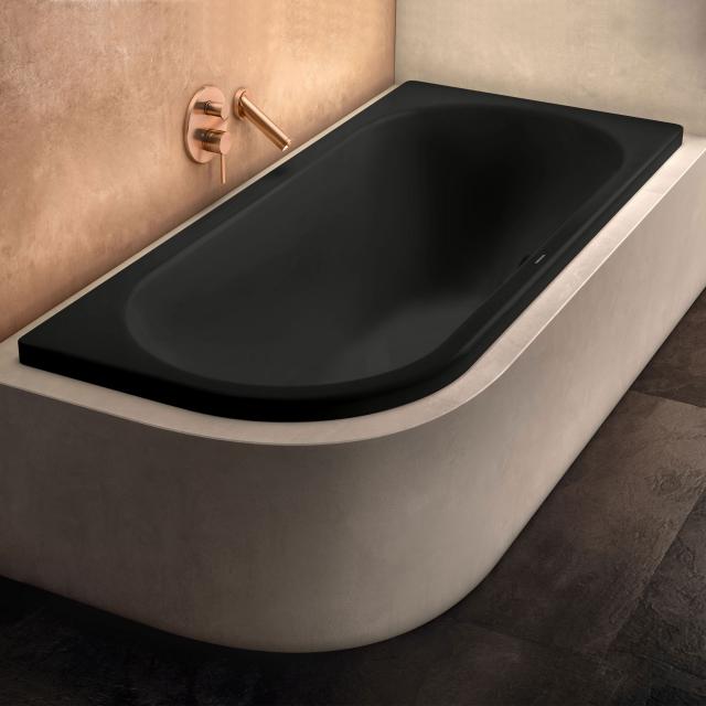 Kaldewei Centro Duo 1 corner bath, built-in cool grey 90