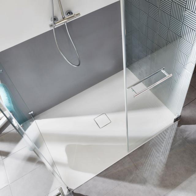 Kaldewei Conoflat square/rectangular shower tray matt white, with easy-clean finish