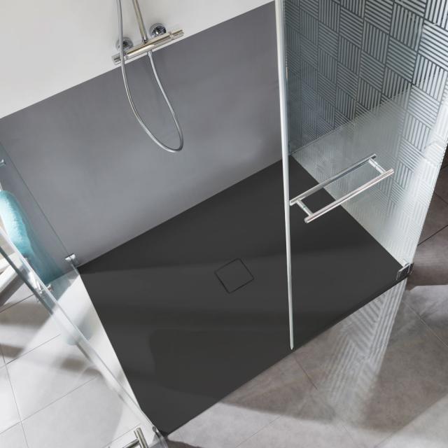 Kaldewei Conoflat square/rectangular shower tray matt black