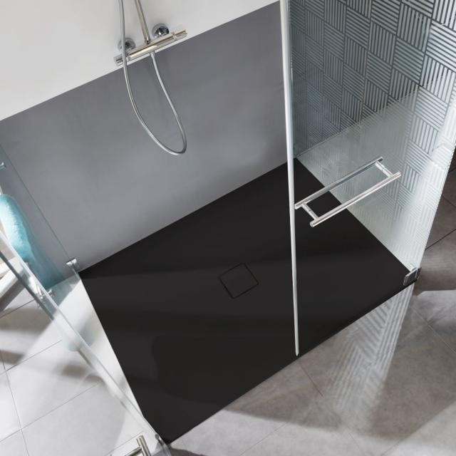 Kaldewei Conoflat square/rectangular shower tray cool grey 90, with easy-clean finish