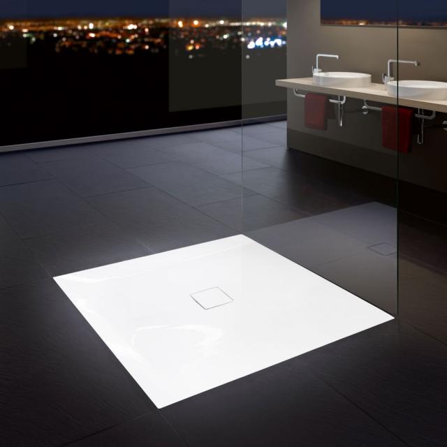 Kaldewei Conoflat square/rectangular shower tray white, with easy-clean finish