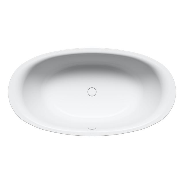 Kaldewei Ellipso Duo oval bath, built-in white, with easy-clean finish