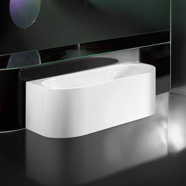 Kaldewei Meisterstück Centro Duo 2 back-to-wall bath with panelling without filling function