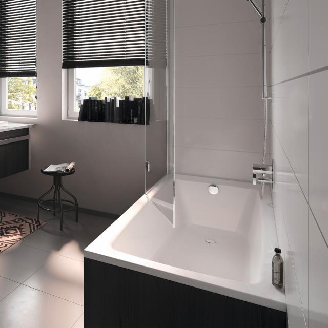 Kaldewei Puro & Puro Star rectangular bath, built-in white, with easy-clean finish