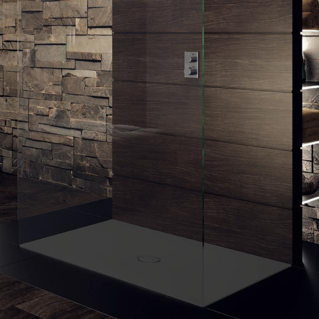 Kaldewei Scona square/rectangular shower tray matt black