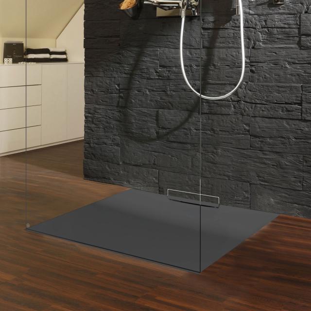 Kaldewei Xetis square/rectangular shower tray matt black