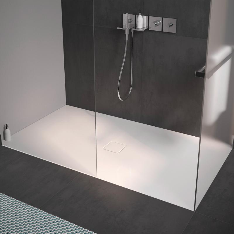 Kaldewei Conoflat square/rectangular shower tray full anti-slip, white