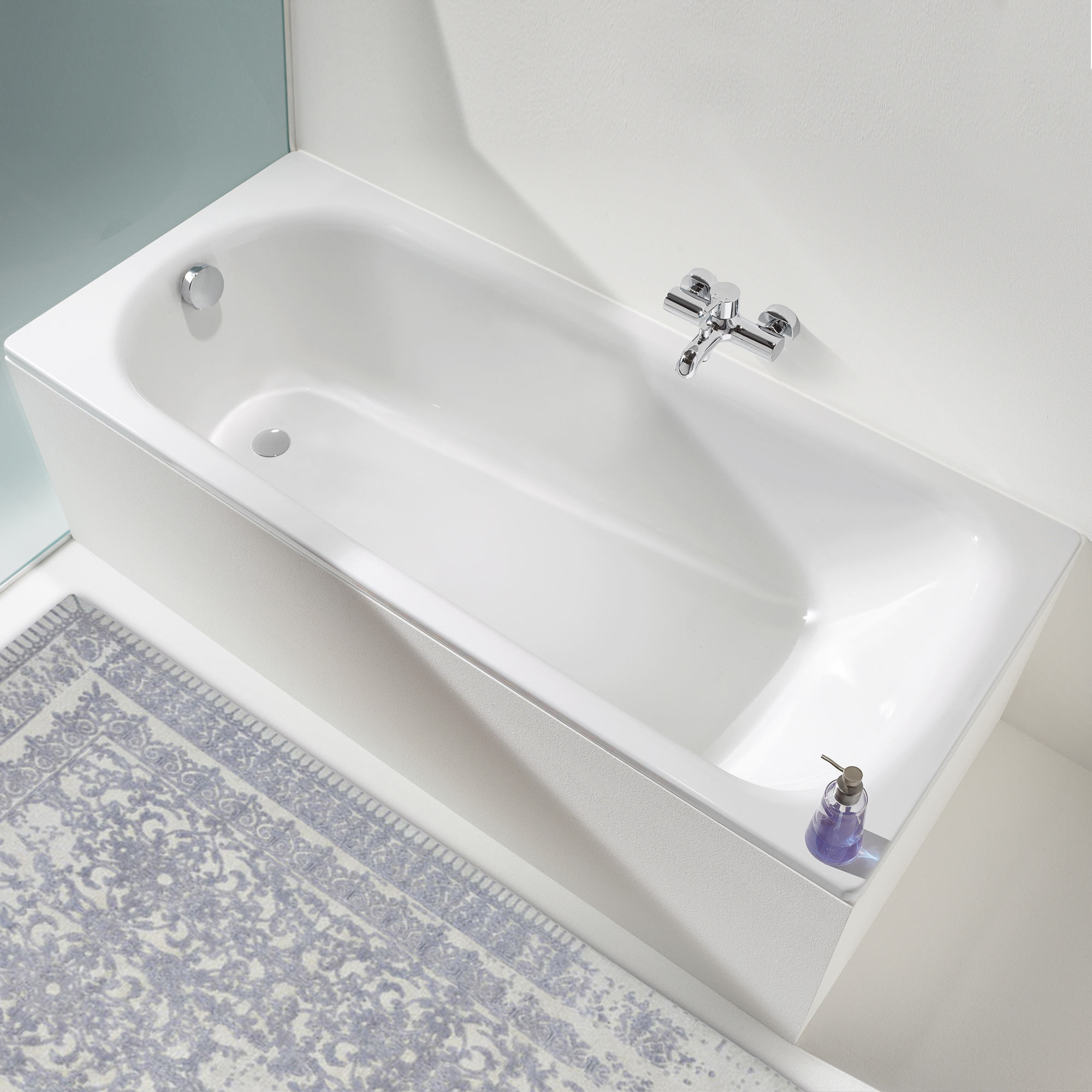 Kaldewei Saniform Plus & Saniform Plus Star rectangular bath, built-in  white - 112600010001 | REUTER