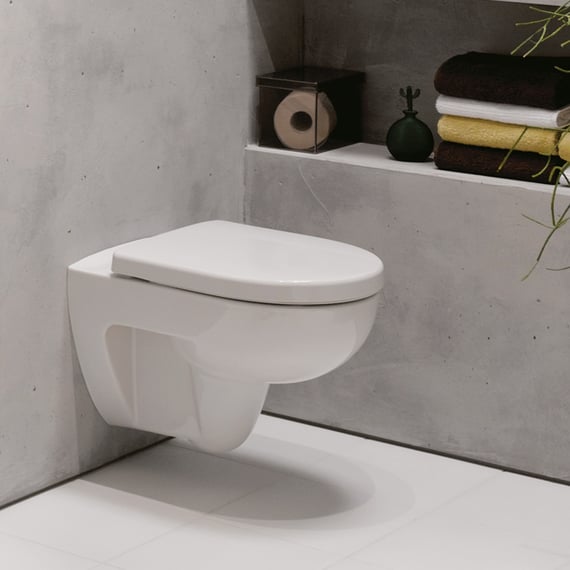 Geberit - Cuvette WC suspendue - WC suspendu avec bride RENOVA